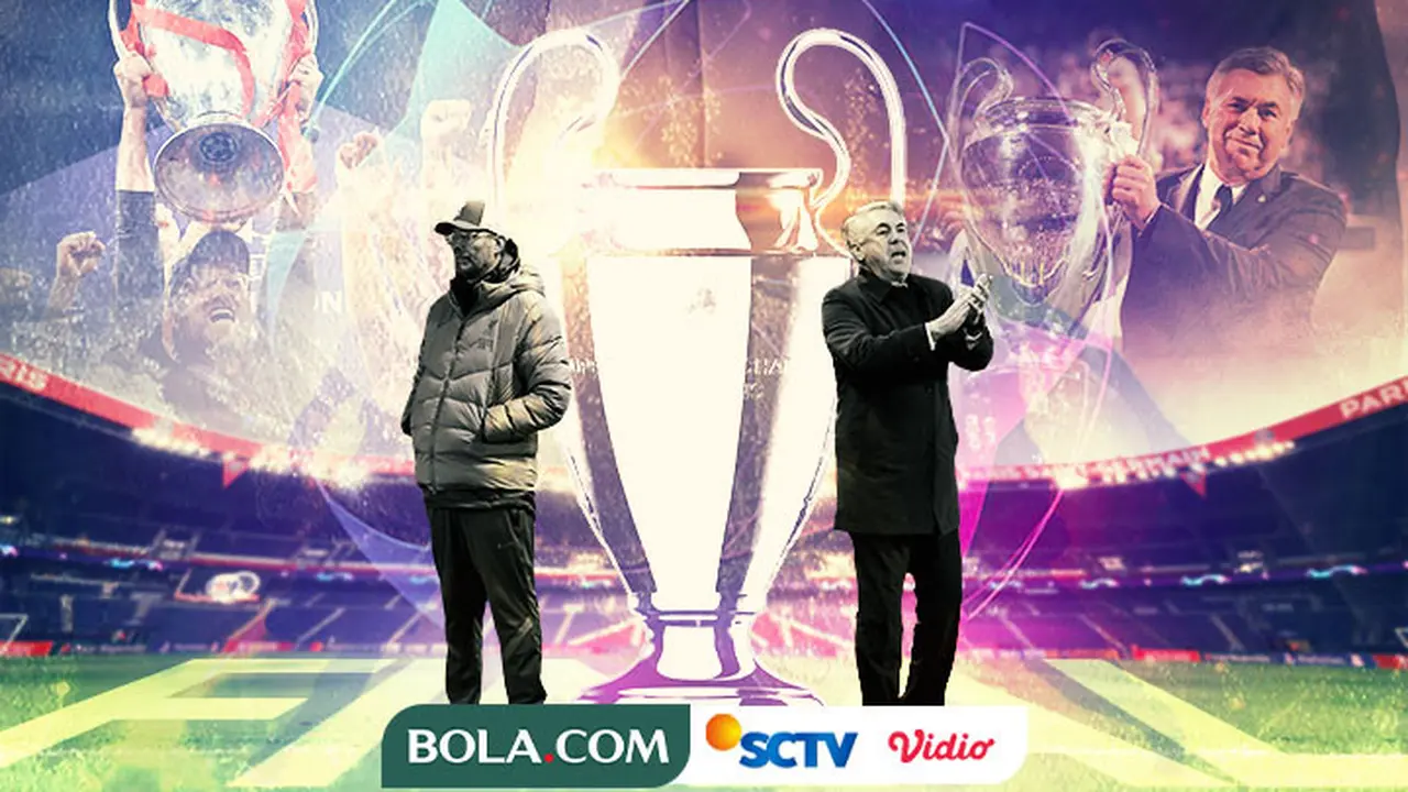 Liga Champions - Liverpool Vs Real Madrid - Jurgen Klopp Vs Carlo Ancelotti