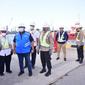 PT PP (Persero) Tbk (“PTPP”) melakukan kunjungan kerja ke pembangunan Proyek Perkuatan Struktur Dermaga Terminal Berlian, Tanjung Perak, Surabaya (dok: PTPP)
