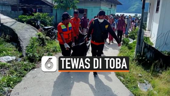 VIDEO: Usai Beri Makan Ikan di Danau Toba, Pria Tewas Tenggelam