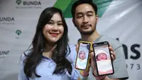 Syahnaz Sadiqah dan Jeje Govinda. (Adrian Putra/Fimela.com)