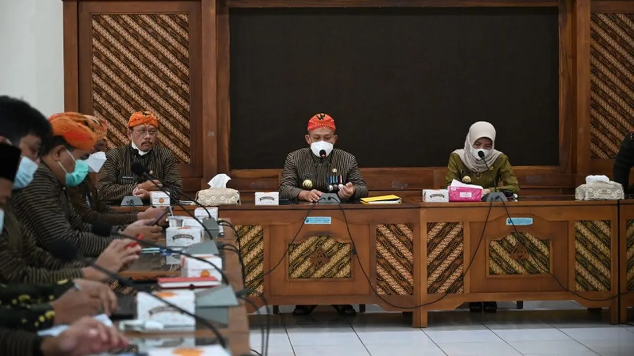 Pemkab Kebumen, Jawa Tengah kembali menerapkan PPKM Mikro merespons lonjakan kasus Covid-19. (Foto: Liputan6.com/Pemkab Kebumen)