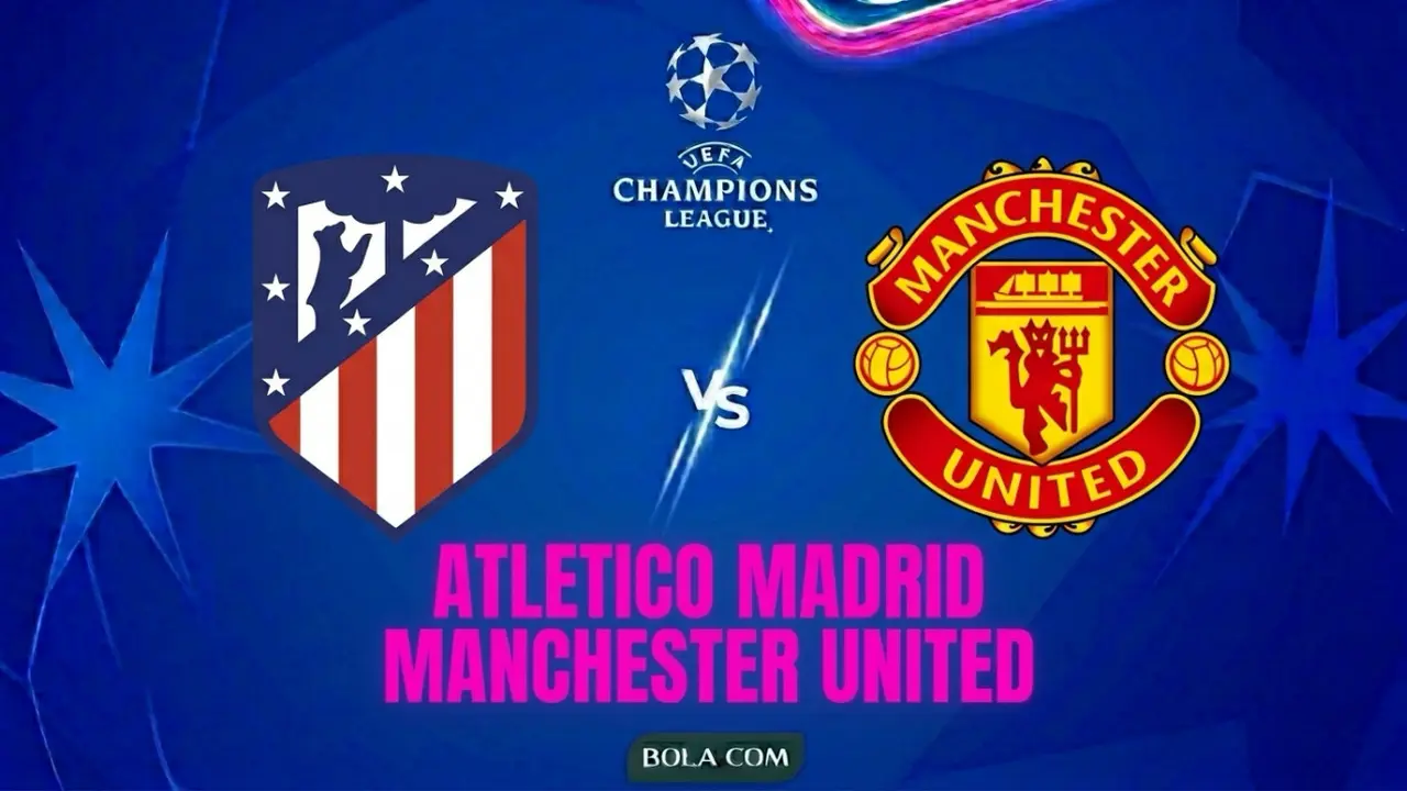 Ilustrasi Atletico Madrid Vs Manchester United