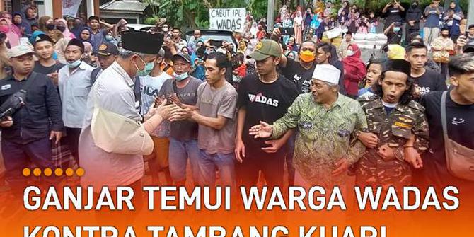 VIDEO: Temui Warga Wadas Kontra Tambang Kuari, Ganjar Pranowo Izin Menginap