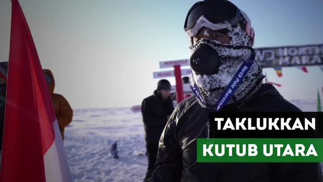 Fedi Fianto, pelari Indonesia yang berhasil taklukkan Kutub Utara