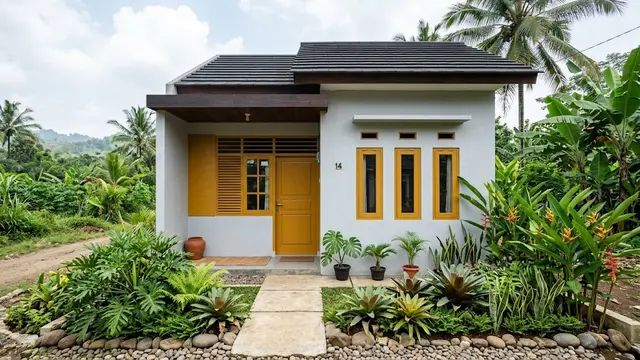 Kombinasi Warna Cat Rumah Abu-Abu Muda yang Elegan/AI Generated