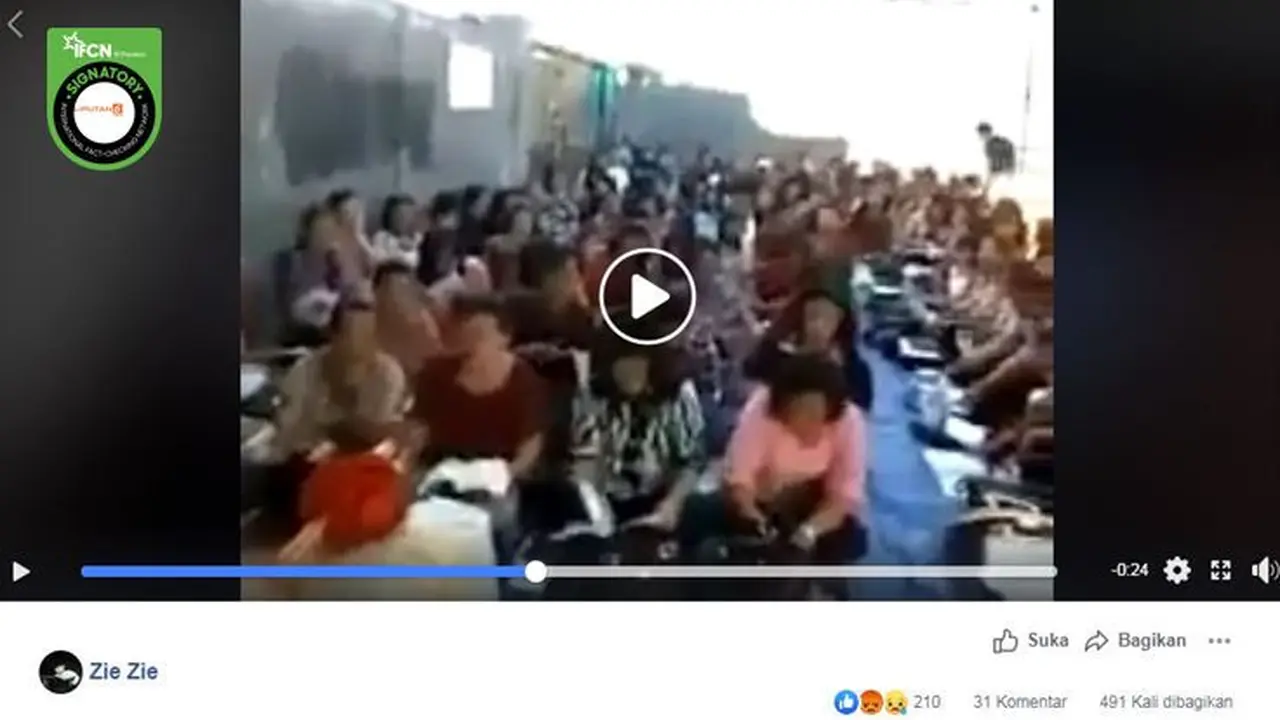 Gambar Tangkapan Layar Video Ibadah Gereja