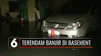 Hujan deras membuat sebuah basement perkantoran di kawasan Blok M banjir, sejumlah kendaraan yang terparkir terendam air setinggi 50 cm. Listrik padam, mesin penyedot air tak berfungsi.