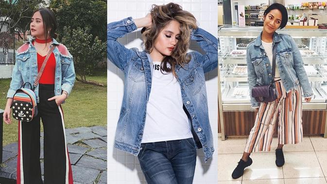 Tampil Trendy dengan Jaket Denim Ala Artis Cantik Ini 