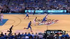 Berita video game recap 2017-2018 antara Oklahoma City Thunder melawan New York Knicks dengan skor 105-84, Jumat (20/10/2017) WIB.