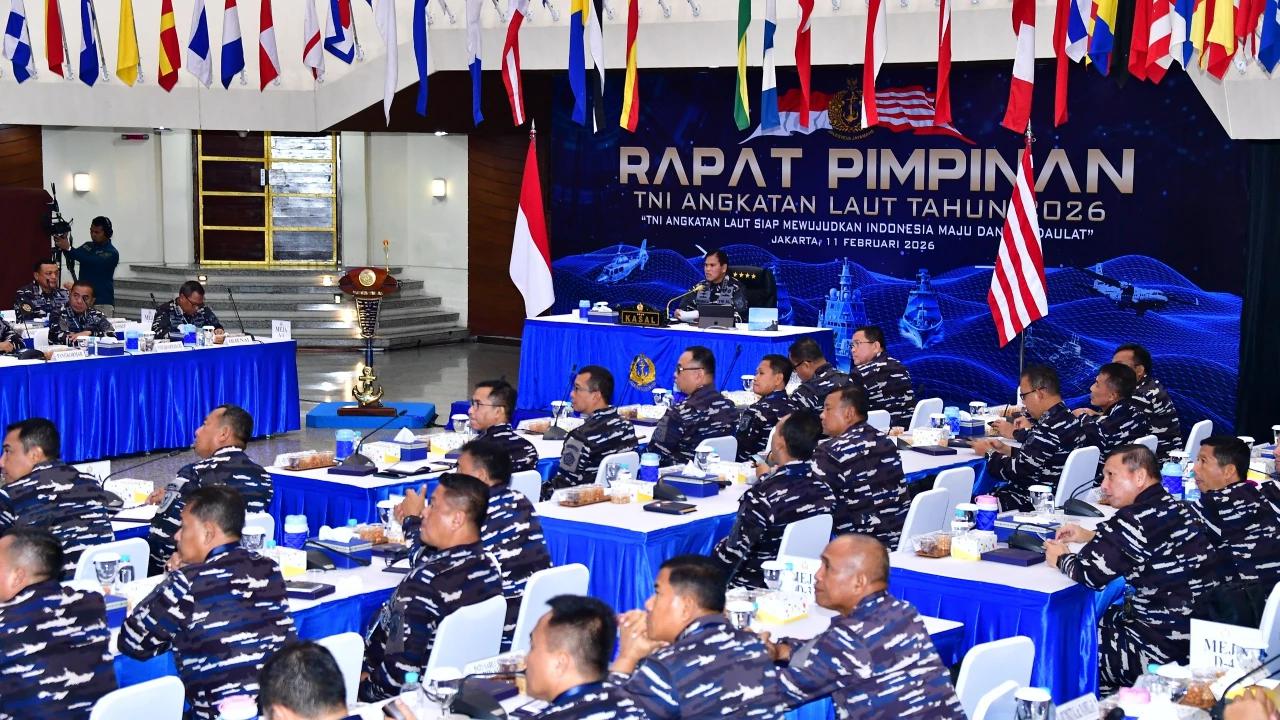 Gelar Rapim, TNI AL Bahas Penambahan Kapal Hingga Tindaklanjuti Arahan Presiden Jaga Kedaulatan