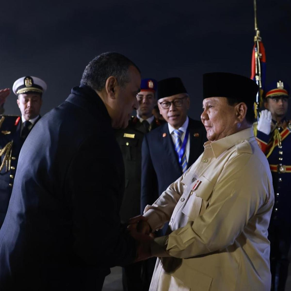 Prabowo Tiba di Mesir