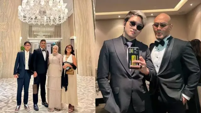 Outfit Kondangan Etnik Modern Ala Anak Uya Kuya dan Azka Corbuzier (Foto: Instagram @king_uyakuya dan @sabrinachairunnisa_)