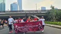 Indonesia Financial Group (IFG) menggelar Media Fun Run dalam rangka road to IFG Labuan Bajo Marathon 2023 (IFG LBM) pada 4 November mendatang. (Dok IFG)