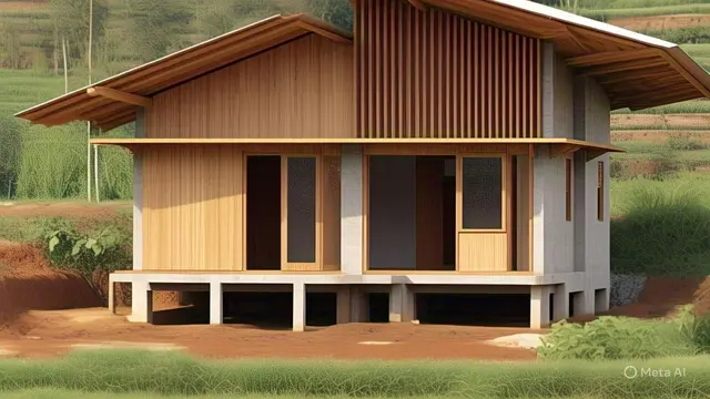 Inspirasi Rumah Sederhana di Desa dengan Dinding Kayu/via ChatGPT