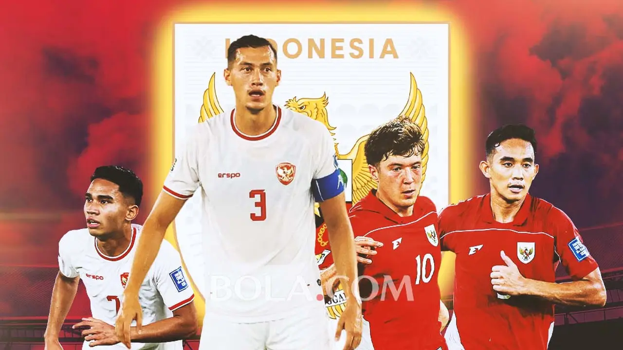 Timnas Indonesia - Marselino Ferdinan, Jay Idzes, Ole Romeny, Rizky Ridho