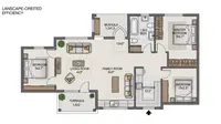 8 Denah Desain Rumah 8x12 dengan 3 Kamar dan Mushola, Fungsional dan Nyaman