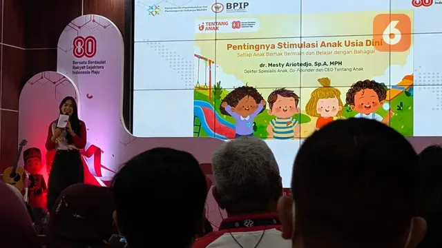 Dokter Mesty Ariotedjo beberkan rahasia meningkatkan IQ anak sejak awal: fokus pada bicara, stimulasi tepat, dan kasih sayang orangtua.(Foto: Ade Nasihudin Al Ansori/Liputan6.com)