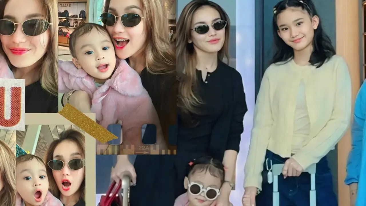 Potret Liburan Ayu Ting Ting