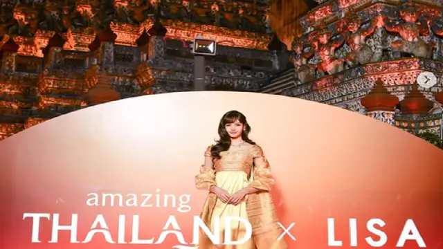 Lisa BLACKPINK Jadi Duta Pariwisata Thailand, Gaun Kuningnya Terinspirasi Ratu Sirikit