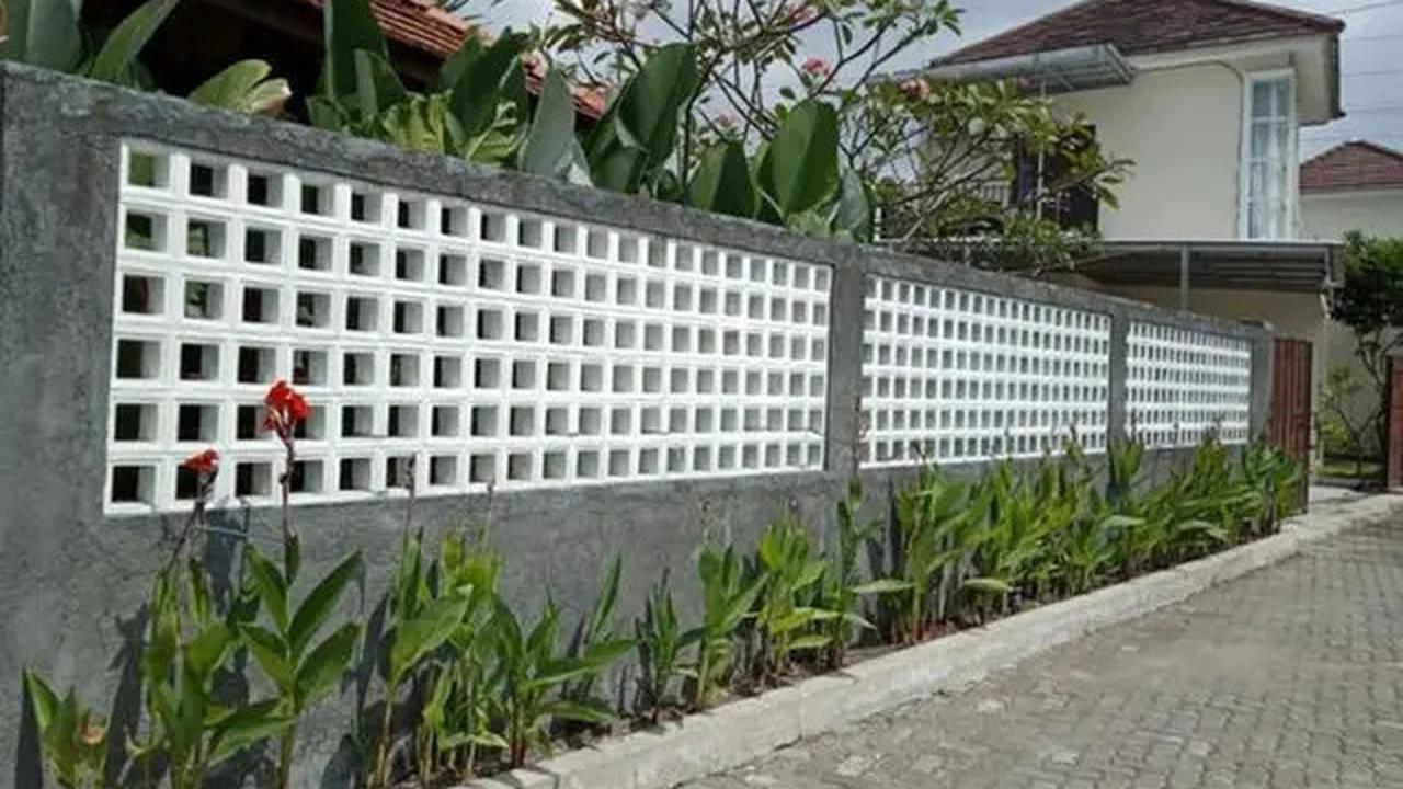 10 Desain Pagar Tembok Minimalis yang Unik dan Bikin Rumah Makin Estetik