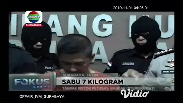 VIDEO: Polda Jatim Ungkap Jaringan Malaysia, Sita Sabu 7 Kg