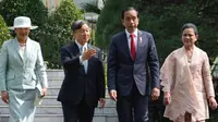 Kunjungan Kaisar Jepang Naruhito bersama Permaisuri Masako ke Indonesia disambut hangat Presiden Joko Widodo dan Ibu Negara Iriana. (Dok. Instagram/@baimap1)