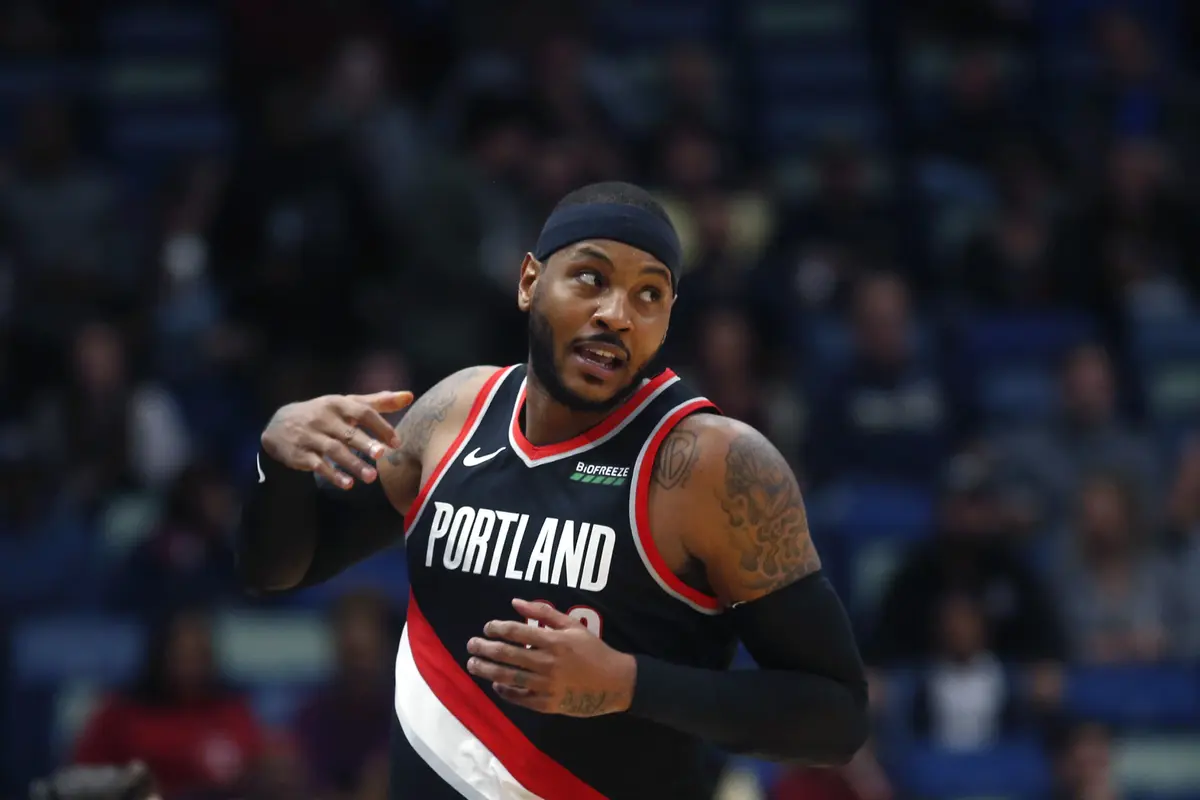 NBA: Carmelo Anthony Debut, Blazers Kalah dari Pelicans