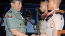 Citizen6, Yogyakarta: Kasum TNI menyampaikan berbagai wejangan kepada Capaja TNI yang akan diambil sumpah dan dilantik menjadi Perwira TNI pada, Kamis (14/7). (Pengirim: Badarudin Bakri)