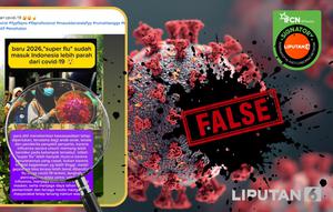 Penelusuran klaim super flu lebih parah dari Covid-19.