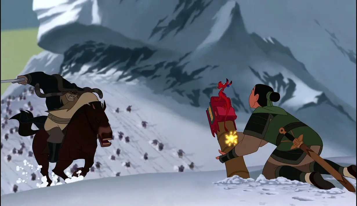 Para staff dilaporkan menggiling kopi sebanyak 739kg dalam masa pembuatan film Mulan. (Disney)