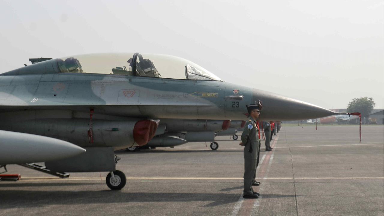 Jet tempur hingga helikopter dengan senapan mesin disiapkan TNI AU untuk amankan pelantikan Prabowo