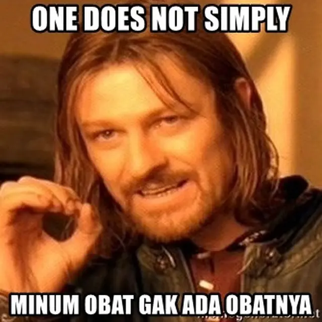 6 Meme Derita Orang Susah Minum Obat Ini Bikin Dilema