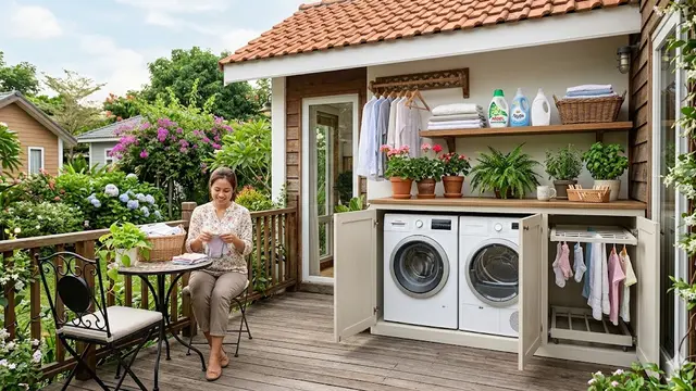 Model Rumah Kecil dengan Teras Multifungsi untuk Kegiatan Ibu Rumah Tangga