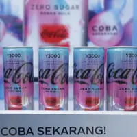 Coca-Cola memperkenalkan rasa baru edisi terbatas yang dibuat dengan kolaborasi antara manusia dan kecerdasan buatan (AI), Coca-Cola® Y3000 Zero Sugar untuk berimajinasi tentang masa depan (Coca-Cola.dok)