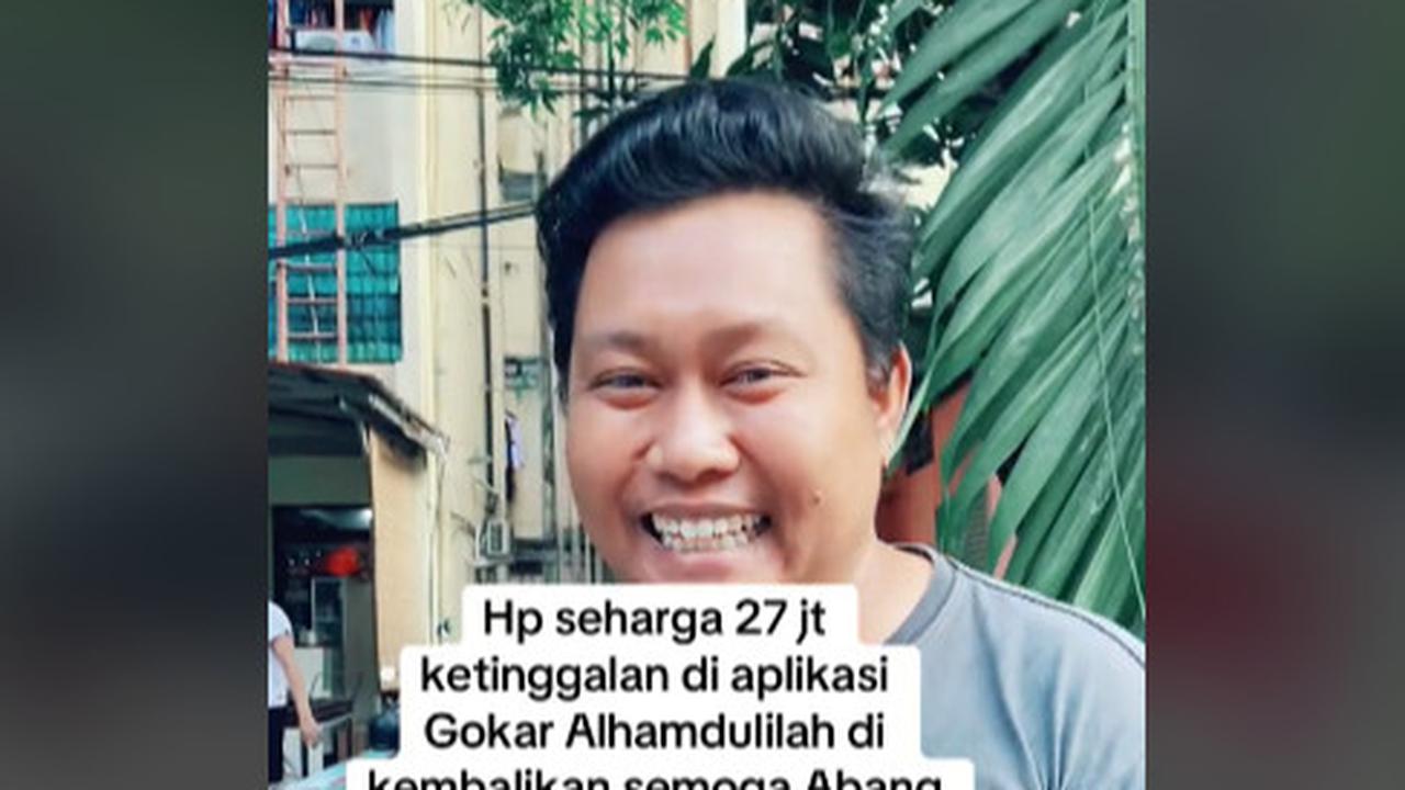 Sopir Taksi Online Kembalikan Handphone Harga Puluhan Juta Milik Penumpang Ketinggalan