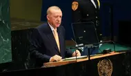Pidato Erdogan di Sidang PBB Bikin Israel Walk Out, Palestina Tepuk Tangan