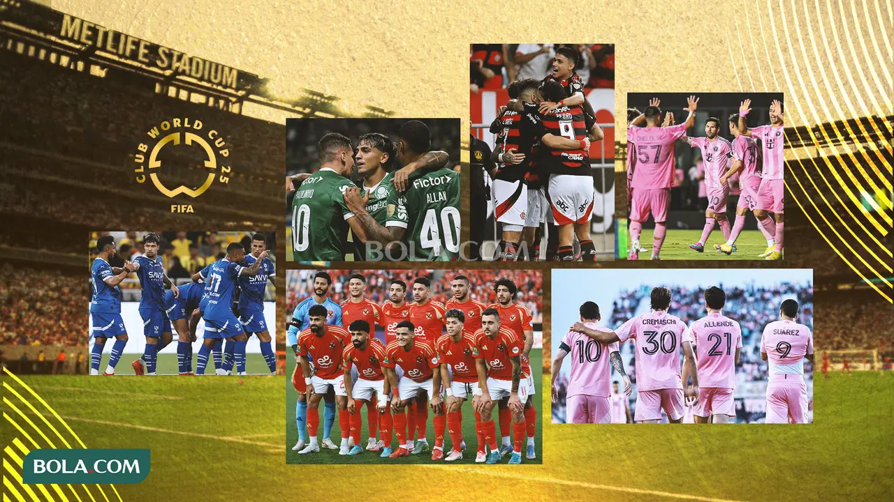 Kolase -  Al Hilal, Al Ahly, Inter Miami, Palmeiras, Flamengo