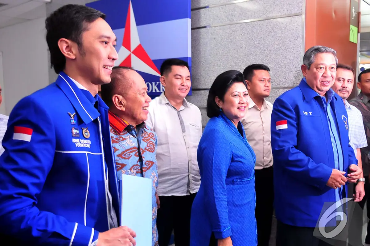 SBY Hadiri Rapat Pleno Partai Demokrat