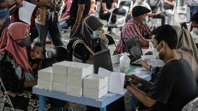FOTO: Merdeka Bersama Vaksin di Masjid Cut Meutia