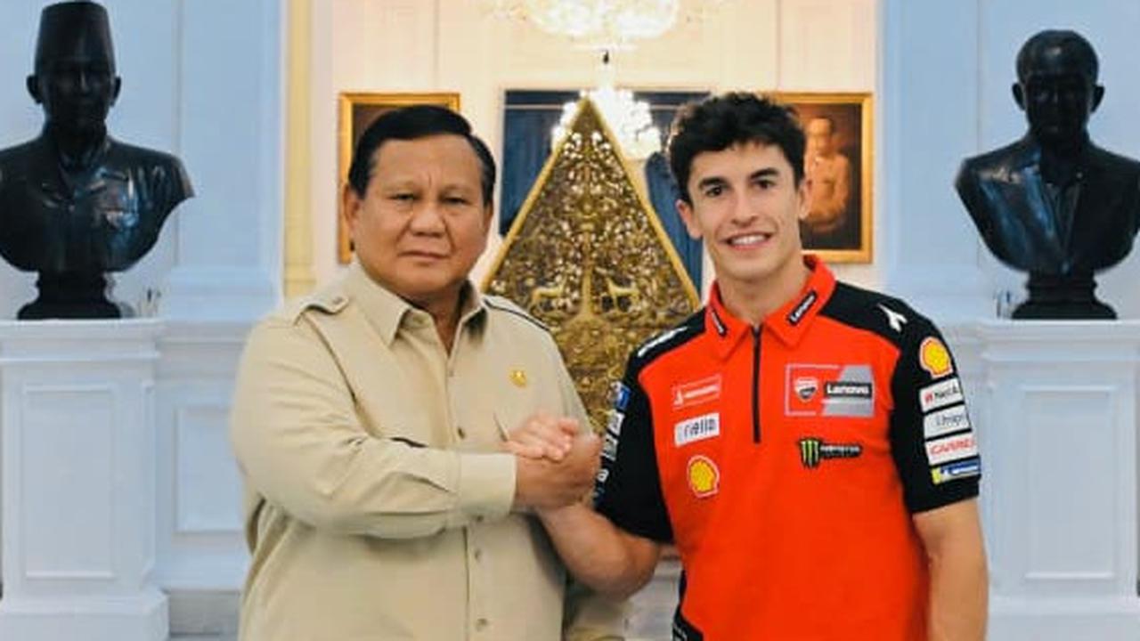 Bertemu Marc Marquez, Prabowo Ingin Pembalap Muda Indonesia Bisa Ikut MotoGP