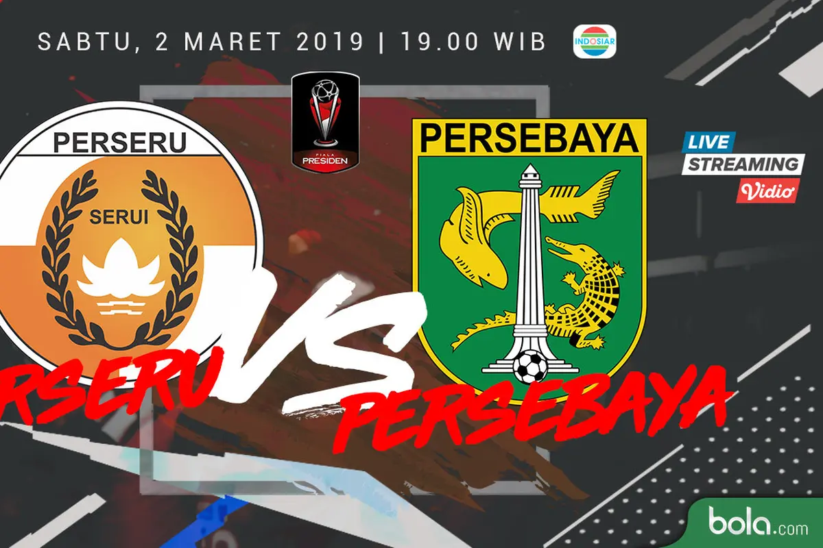 Perseru Serui Vs Persebaya Surabaya