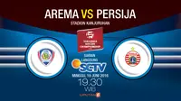 Arema Cronus vs Persija Jakarta (Liputan6.com/Abdillah)