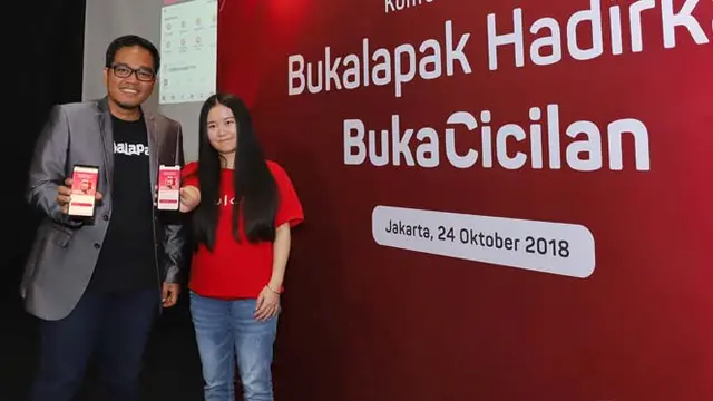 Destya Danang Pradityo, Head of Payment and Financial Services Bukalapak dan Syeki Liang, Direktur Akulaku Finance Indonesia. Dok: Bukalapak