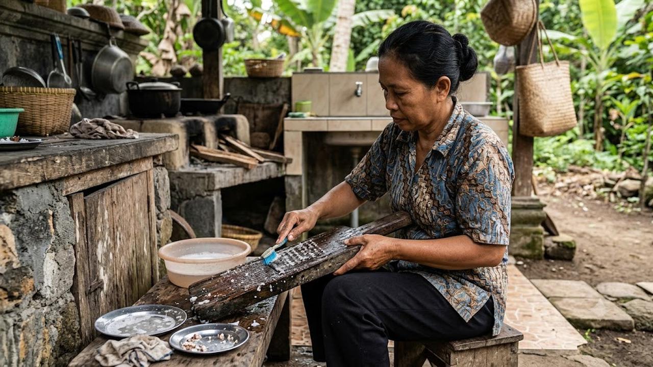 Cara Membersihkan Parutan Kelapa dengan Mudah/AI Generated
