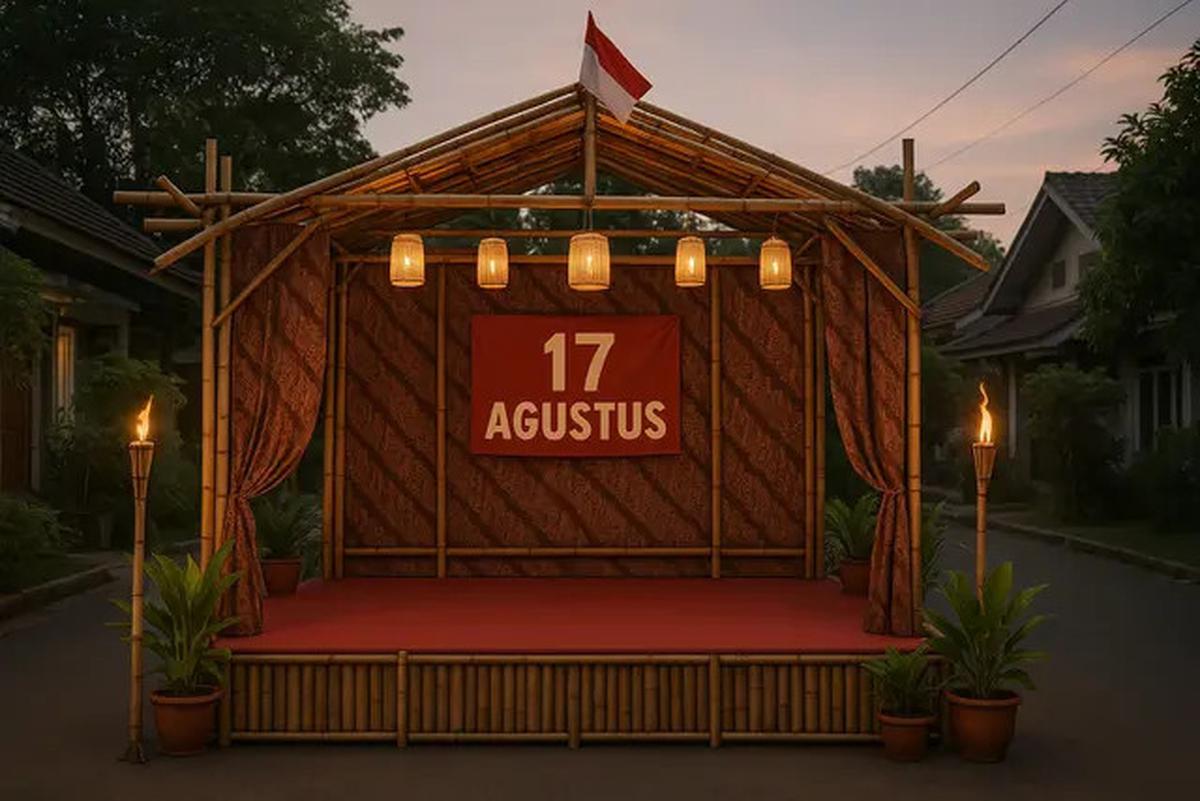 8 Dekorasi Panggung 17 Agustus Simple Elegan untuk Acara di Desa hingga Perumahan