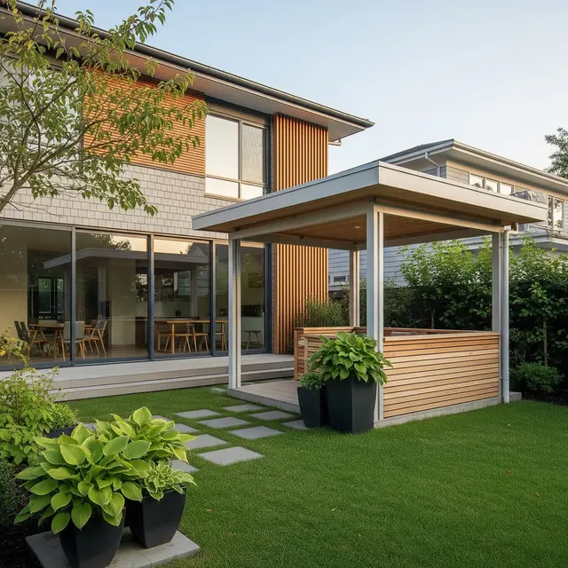 Inspirasi Gazebo Mini untuk Halaman Belakang Rumah (AI)