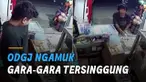 Serangan balik tersebut membuat ODGJ lari meninggalkan warung.