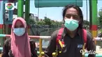 Gunungan busa menyerupai salju di Sungai Tambak Wedi, Kenjeran, Surabaya akibat tercemar limbah. Diketahui limbah tersebut menimbulkan pencemaran mikro plastik di perairan Kali Tambak Wedi.