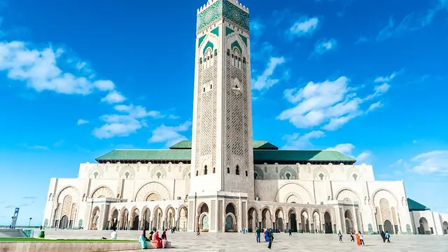 Masjid Hassan II Maroko.