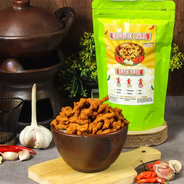 Keripik Usus Naik Kelas, Snack Cabe Babe ID Punya Varian Super Pedas